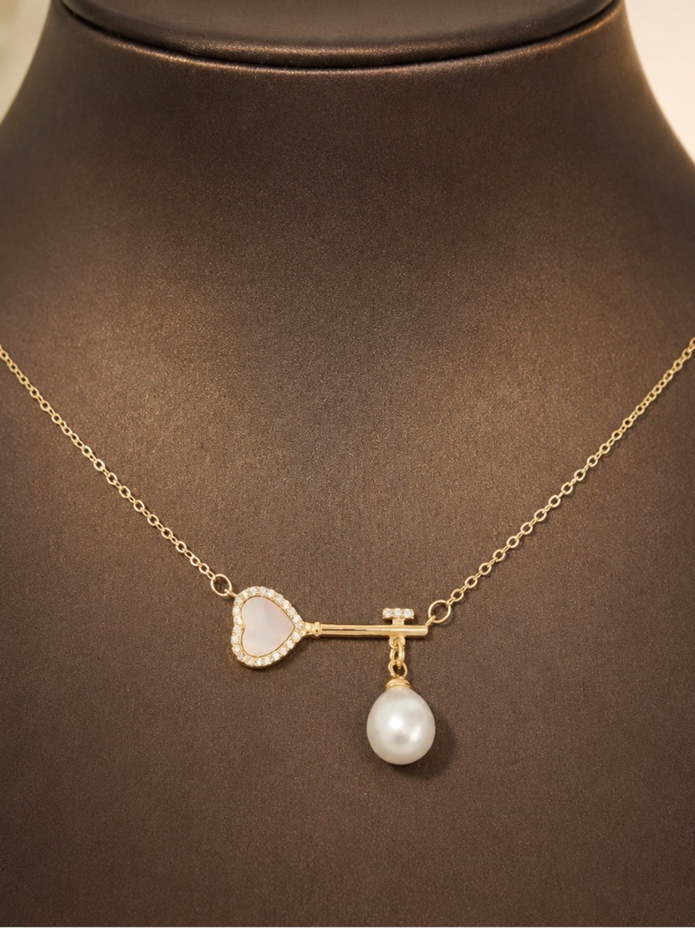 Key to My Heart 18k gold plated Necklace